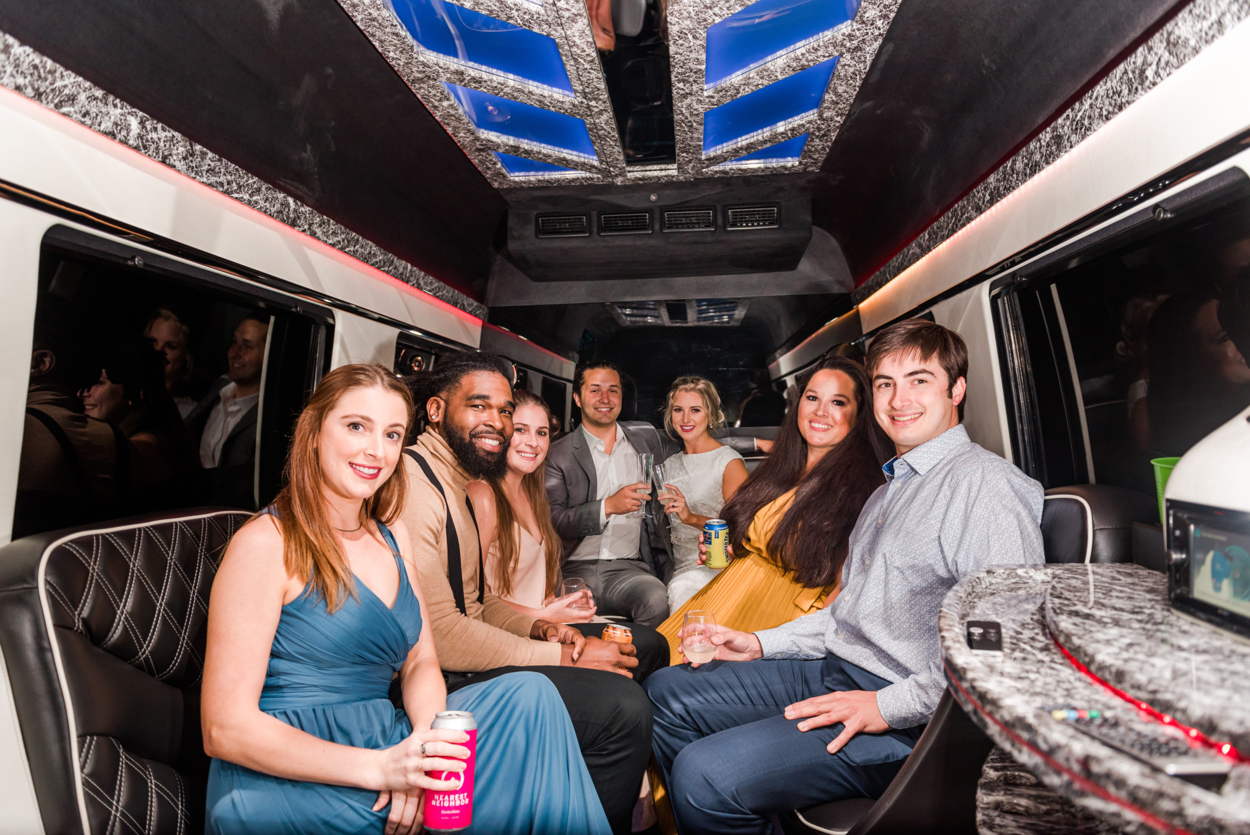 Formal Group in Party Bus
